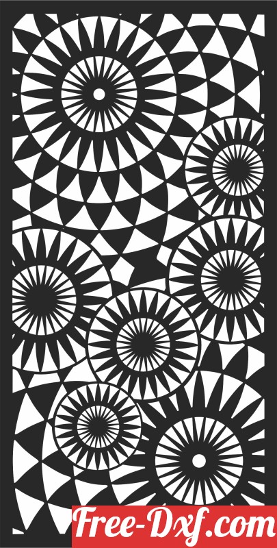 Geometric Door Panel Preview